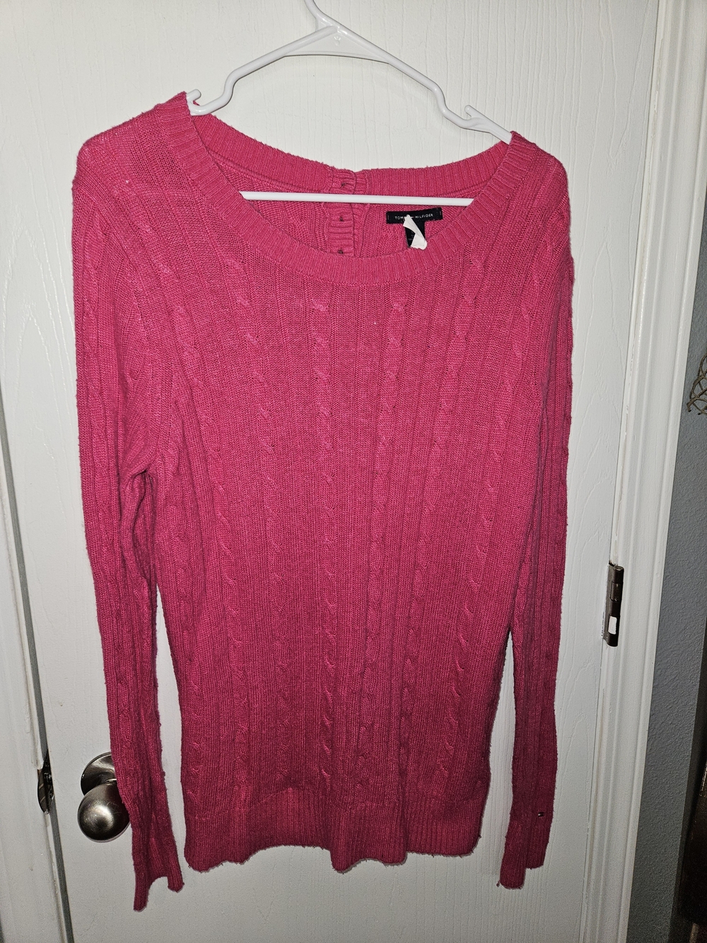 Talbots Pink Cable-Knit Women’s Sweater